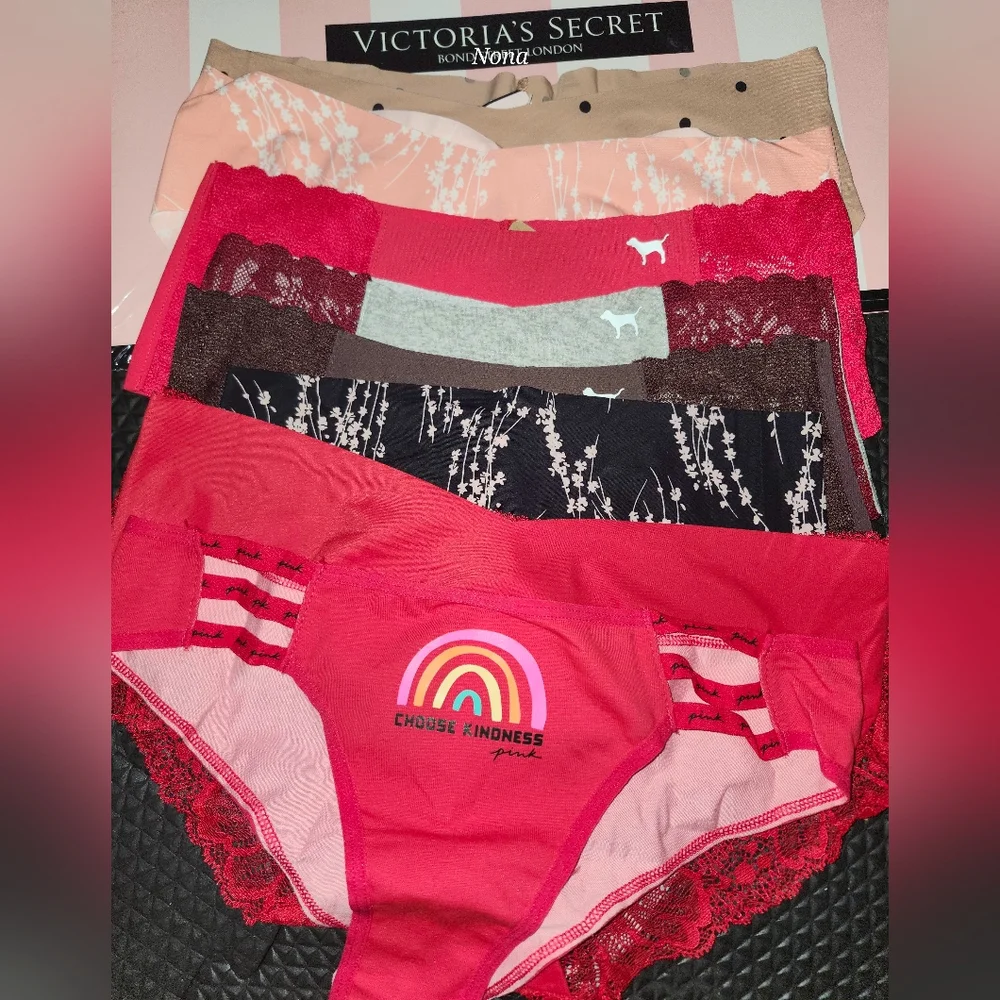 Victoria's Secret PINK Panties Bundle Size Small NWT - Picture 1 of 7